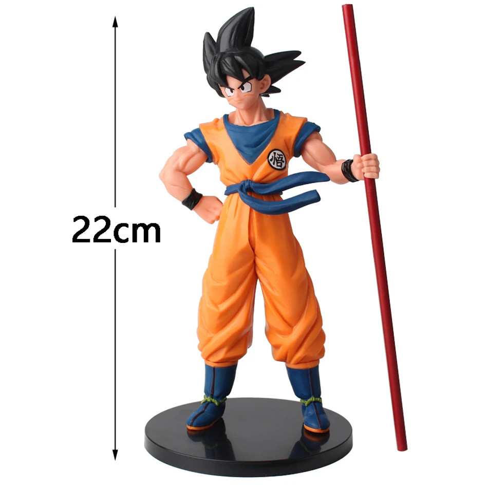 Figura Goku Super Saiyan Dragon Ball Z 22cm PVC Anime Coleccionable SIN CAJA