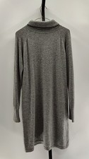 Quince Gray Basic Sleeved Dress L