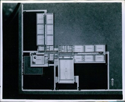 Diagram St Wenceslas Elementary School Addition Architecture Vintage Photo 8x10