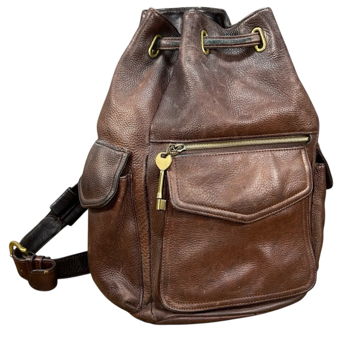 Fossil Leather Exterior Backpack Bags & Handbags for Women 