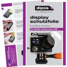 6x protective film for Rollei Actioncam 430 clear screen protection