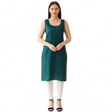 Full Length Cotton Slip Women Long Camisole Underslip for Dress S-3XL USA