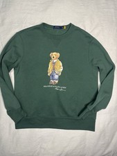 Polo Ralph Lauren Polo Bear Sweatshirt Crewneck Green - Large