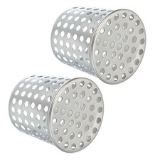 2 Pcs 2.5" - 2" Gutter Guard Filter 304 Stainless Steel Mesh Screen Vent Cover