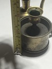 Lot Of 2 Brass Lamp And Candle Holder Screw On Jar Compartment — photo 8