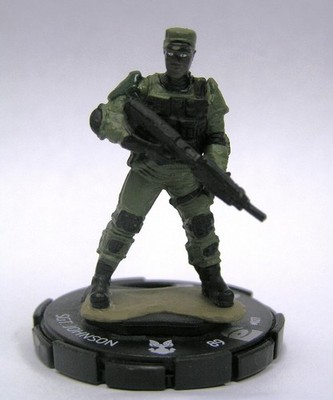 Halo ActionClix - #027 Sgt. Johnson (Shotgun) - 10th Anniversary