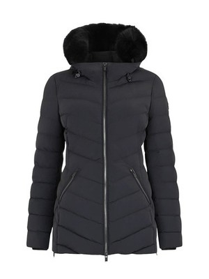 Moose Knuckles Roselawn 5 Down Black Jacket Coat - NWT- Size Small