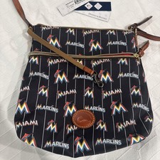 Dooney And Bourke Women's MLB Miami Marlins Ginger Crossbody Handbag