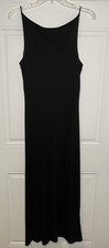 Lauren Ralph Lauren Women's Medium Full Length Black Dress Spaghetti Straps LBD