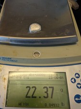 Silver Shot/Round Bullion 0.999 Purity 22.37 Grams 79.95 per troy oz