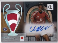 2024-25 Chido Obi /10 Auto & Player Worn Relic/Patch Topps Museum Black #MMJA-CO