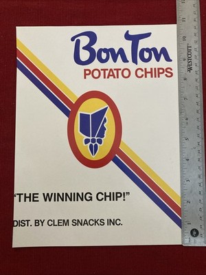 Bon Ton Potato Chips 1987 Print Ad