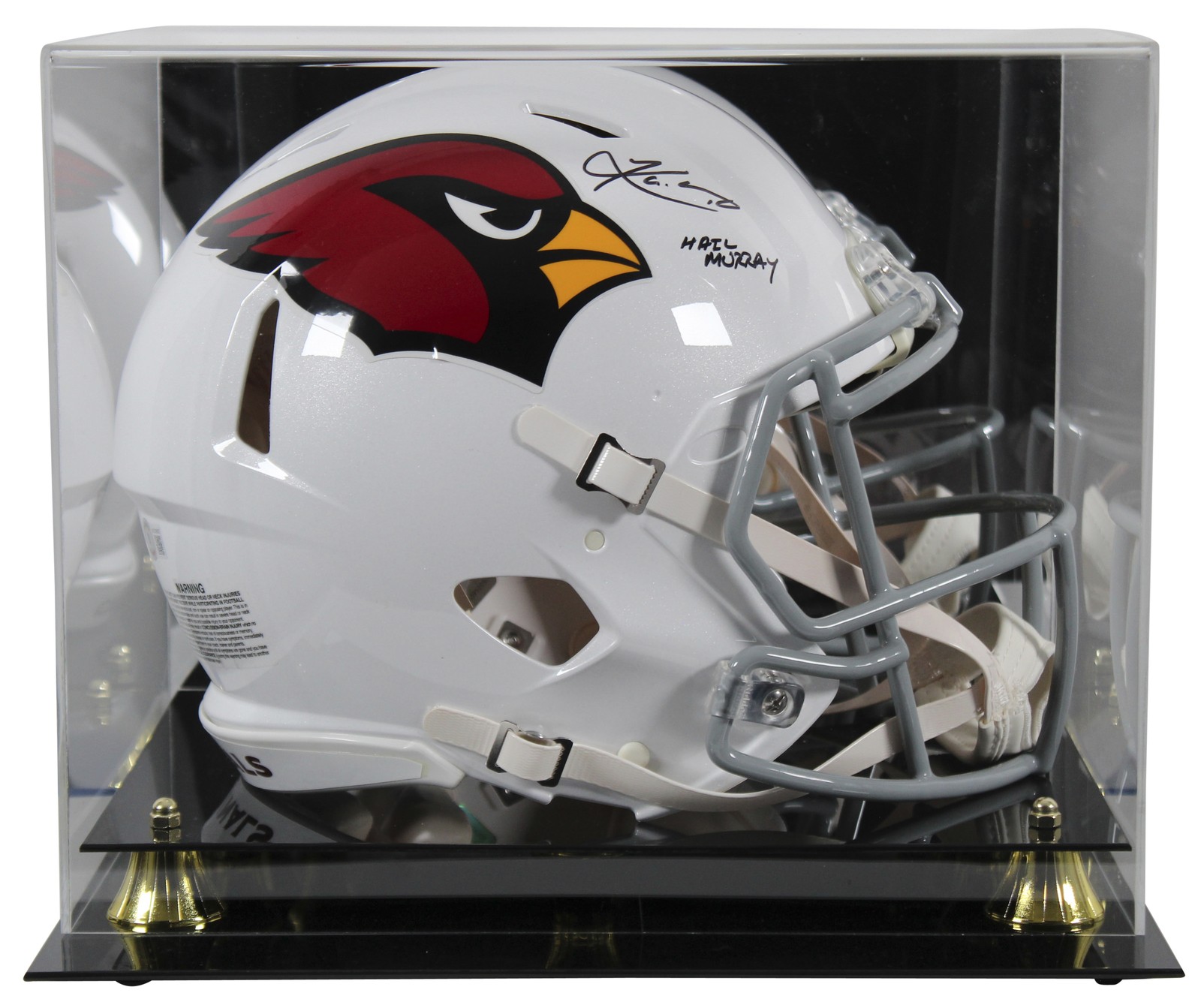 Kyler Murray Autographed Signed Arizona Cardinals Cardinals "Hail Murray" Proline F/S Speed Helmet w/ Case BAS 