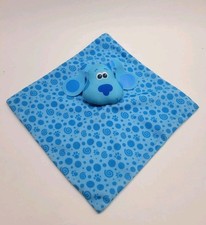 BLUE'S CLUES Mini 9.5" Lightweight Baby Lovey Security Blanket Blue Dog Puppy