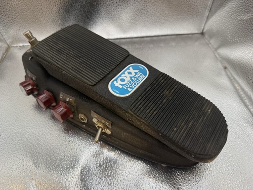 1976 Foxx Fuzz Wah Volume Octave Vintage Distortion Guitar Effects FX Pedal RARE