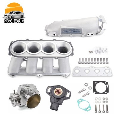 K24A2 Ultra Street Engine Intake Manifold + 70mm Throttle Body For Honda K20 K24