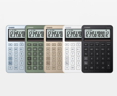 Casio Office Mini Color Calculator MS-200DQ 5 colors