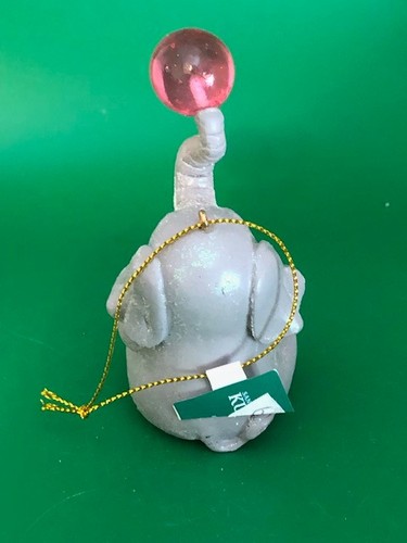 Kurt Adler Elefant Weihnachtsschmuck bläst eine Blase mit Kaugummi - Bild 3 von 4