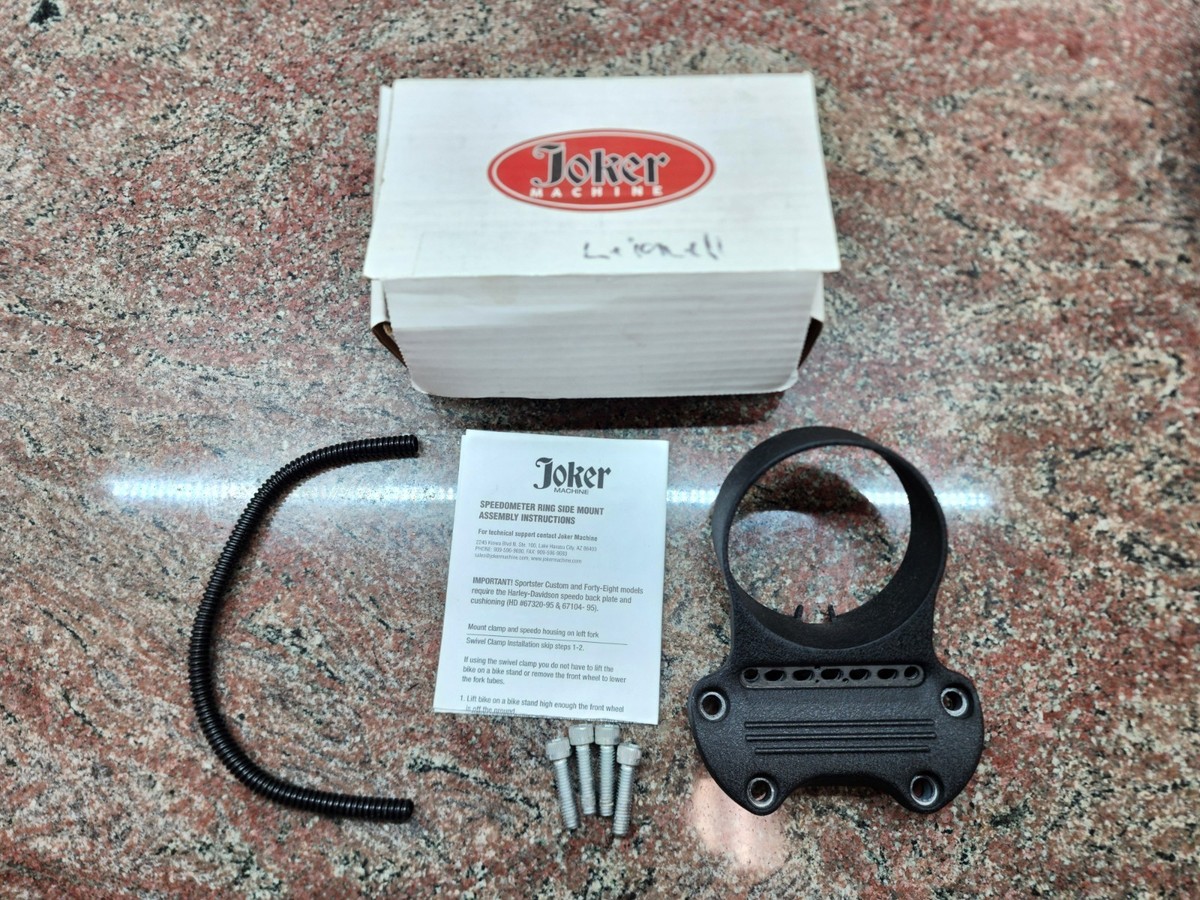 NEW] 93-21 Harley Davidson Sportster Speedometer Side Mount Black