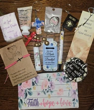Women's 12 Pc Religious Christian Items Bundle Stocking Stuffer Christmas Gifts