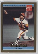 1992 Donruss Coca-Cola Nolan Ryan Career Series Nolan Ryan #15 HOF 0l2