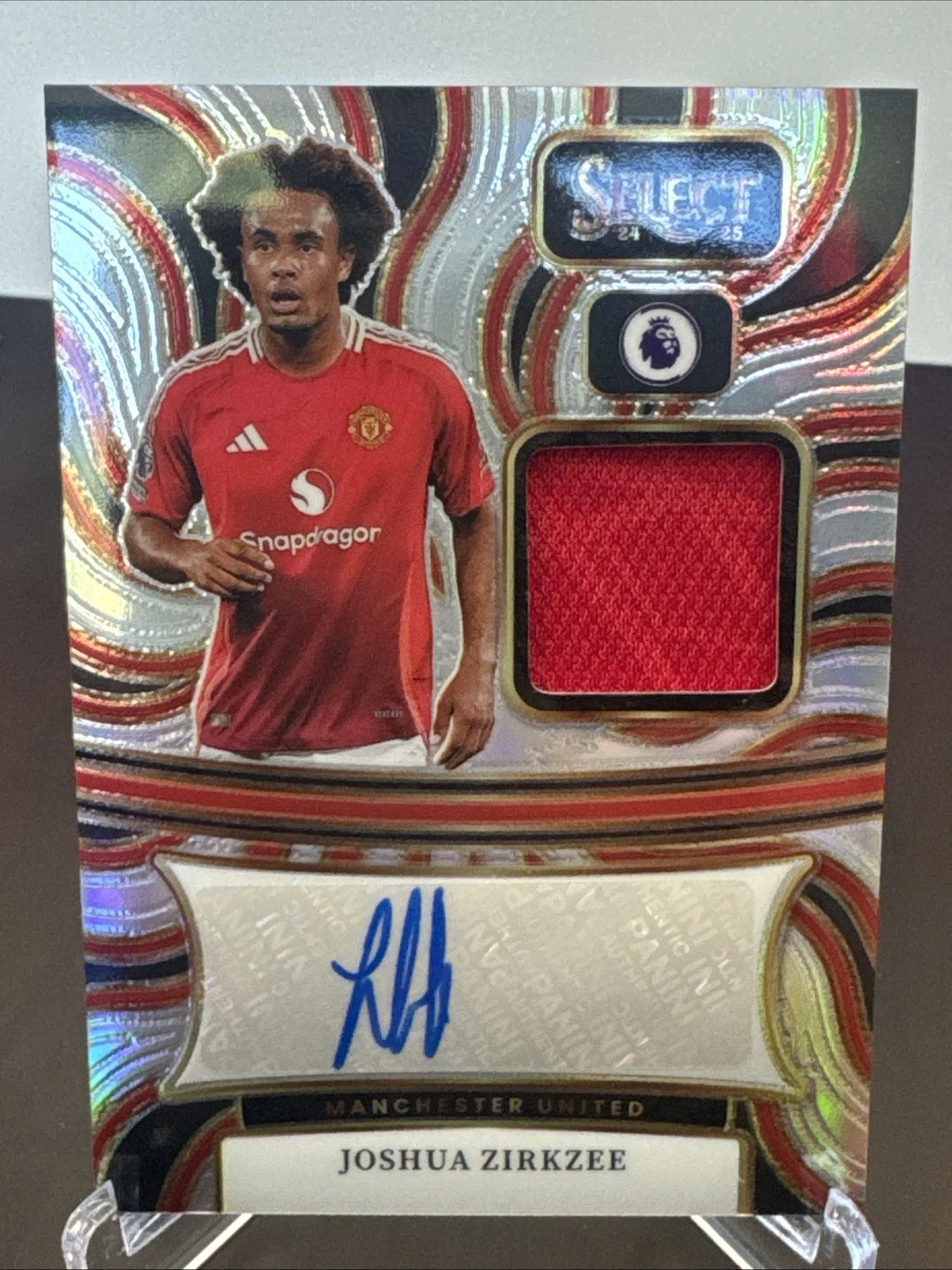 2024 Select Premier League - Joshua Zirkzee #AM-JZ Patch Auto