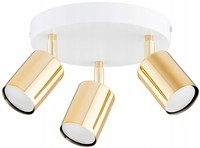 Deckenspot Schlafzimmer Gold Weiß GU10 Flexibel Ø20 Cm Deckenstrahler Wohnzimmer