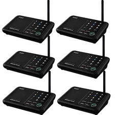 1-6PC 10Channel Call All Wireless Intercom System for Home Offices Room Talking