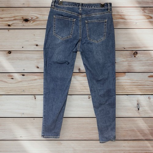 Forever 21 Womens Jeans Size 29 Light Blue Denim High Rise Stretch - Picture 3 of 8
