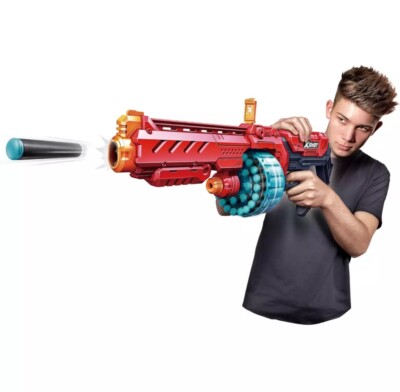 Zuru X-Shot  Excel Turbo Fire 90ft Power KIDS BLASTER 48 FOAM DARTS - NEW