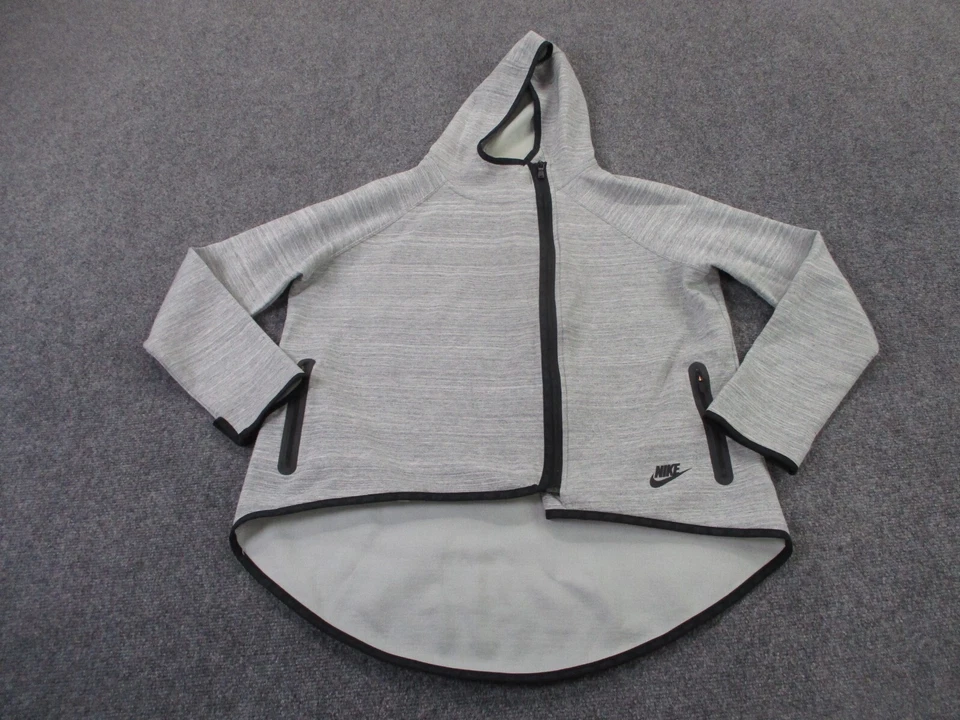Chaqueta Nike para mujer L Tech polar sudadera con capucha atlética correr pista activa gimnasio deporte Foto 2 de 4
