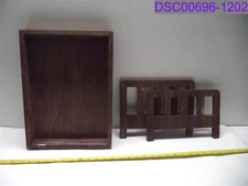 New w Marks-NO HARDWARE Brown Baby Photography Bed Photo Prop