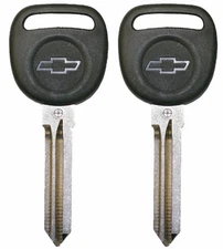 2 Circle Plus Transponder Keys with Chip for Chevrolet B111-PT