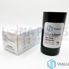 VIALU - 108-130 uf/MFD 110-125 VAC volts Round Start Capacitor 50/60 Hz