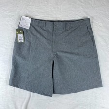 Goodfellow  Co Hybrid Swim Shorts Mens 42 Navy 9" Inseam UV Protection UPF 50 