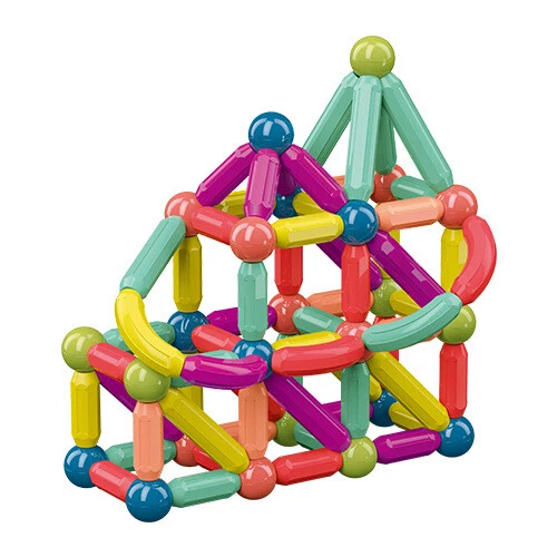 Magnetic sticks and sales balls construction
