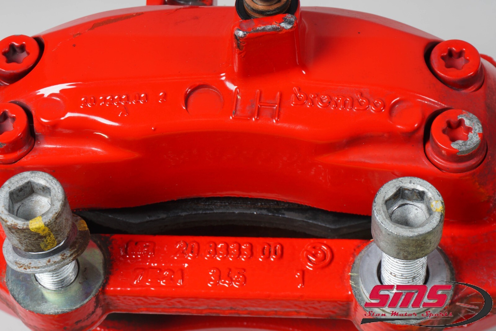 08-16 Maserati GranTurismo M145 Front Left Red Brake Caliper LH 36K OEM