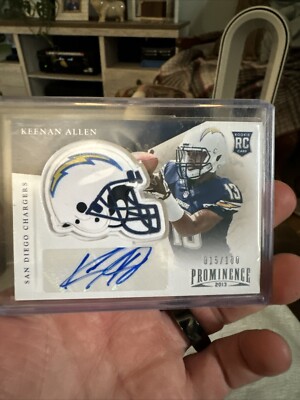 2013 Panini Prominence - Rookie Helmet Signatures #149 Keenan Allen /100 (AU,...