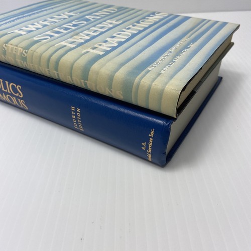 Alcoholics Anonymous Books Vintage Fourth Printing & Twelve Steps Traditions - Picture 7 of 12