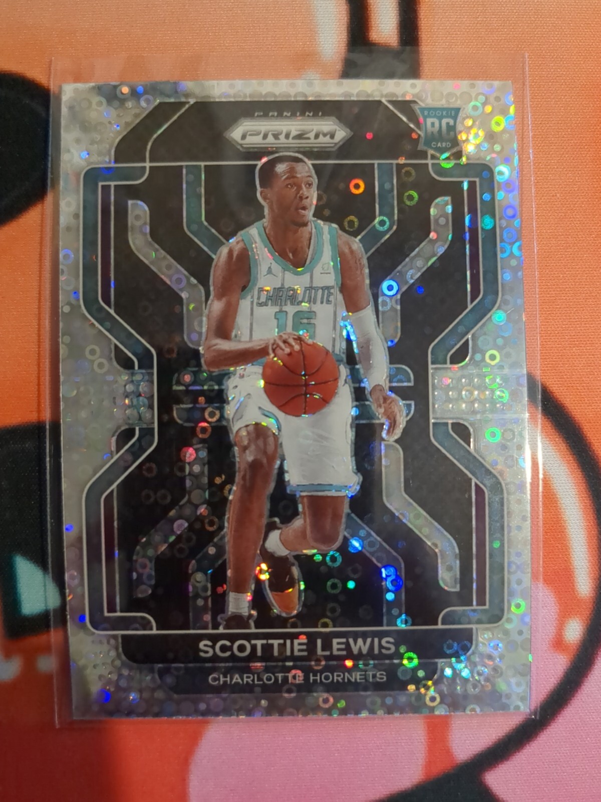 Scottie Lewis 2021-22 Panini Prizm RC Charlotte Hornets #287 SILVER DISCO