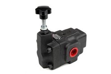 FluiDyne Balanced Piston Relief Valve: 1500-3000 PSI Adj.Relief, 60 US GPM