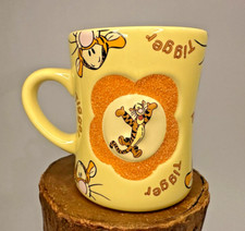Disney Theme Parks Tigger 16 oz Yellow/Orange Coffee Tea Mug Winnie The Pooh Cup