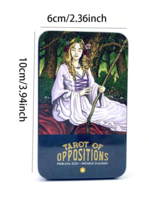 Tarot of Oppositions Card Deck by Pierluca Zizzi (English) Tin Box