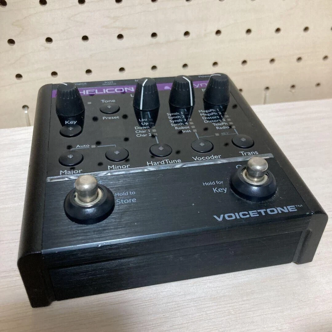 TC-Helicon VoiceTone Synth Vocal Effects Processor Pedal Voice Tone JP Good