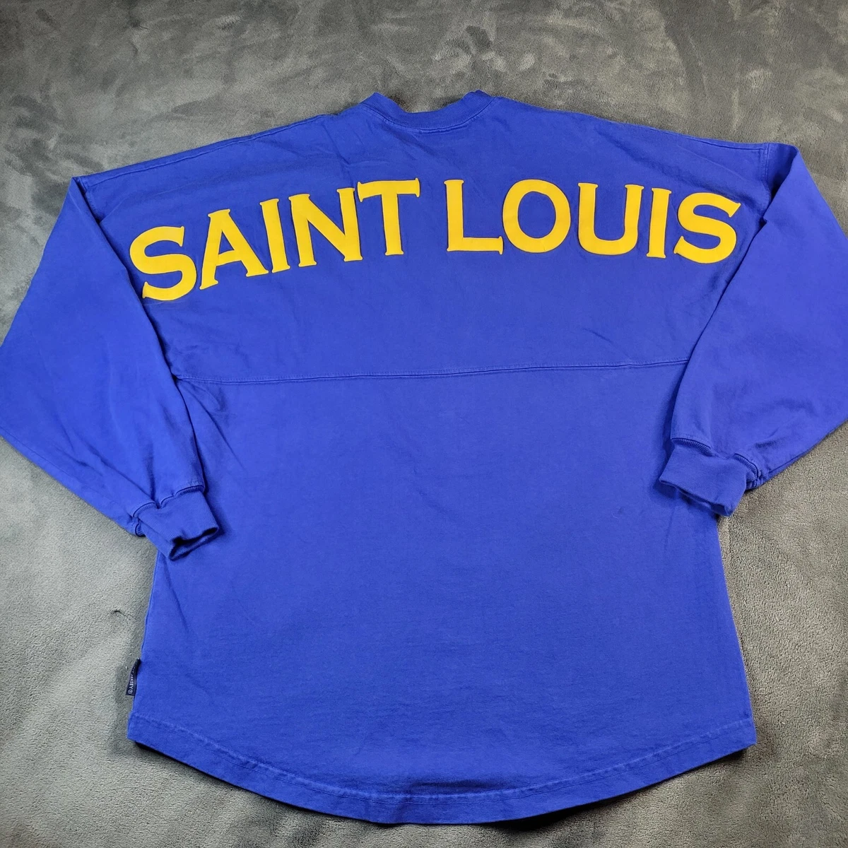 Vintage Unknown Brand St. Louis Blues Long Sleeve Knit Jersey Adult Size L