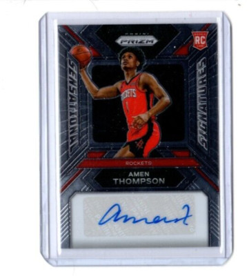 2023-24 Panini Prizm Sensational Signatures Amen Thompson