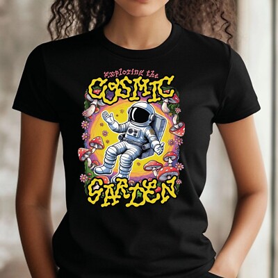Frauen T-Shirt Astronaut Motiv Baumwolle Größe S bis 3XL