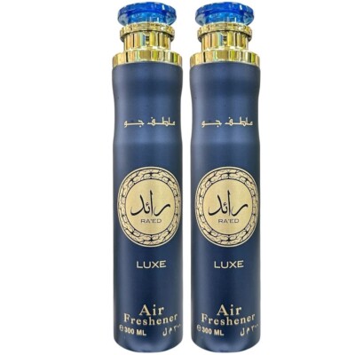 Raed Luxe Lattafa Air Freshener 300mL Arabian Room Spray (1 or 2 Pack)