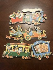 Vintage Disney 1950s CASEY JR. CIRCUS TRAIN WALL PLAQUE DECOR Mickey Dumbo Bambi