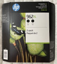 HP 962XL Black Twin Pack 3JB35BN 2 X 3JA03AN 08/2026 OEM Sealed Retail Package